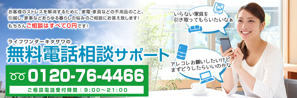 無料電話相談サポート　0120-05-4466